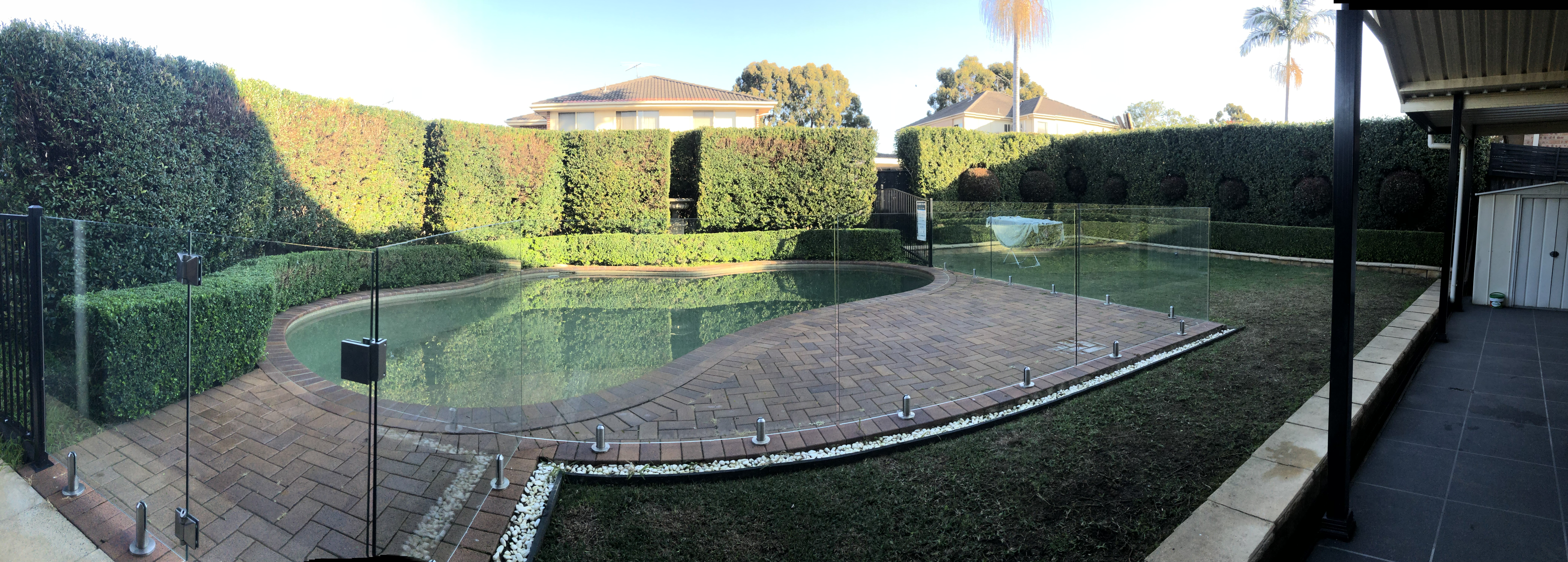 Hedge and lawn edging, Cronulla